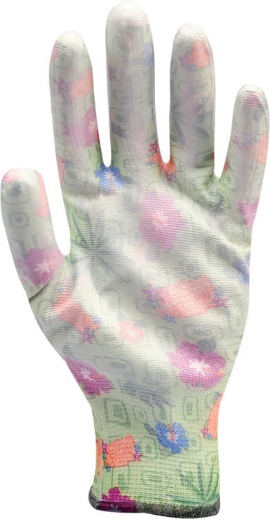 Havehandsker blomster - grønne 74135 FLO