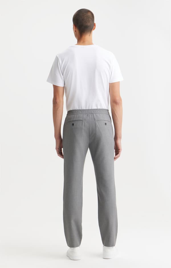 Slim fit chinos med uld 36/34