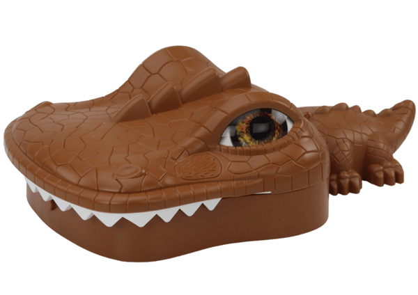 Krokodilfiskespel Magnetisk Brun Krokodil