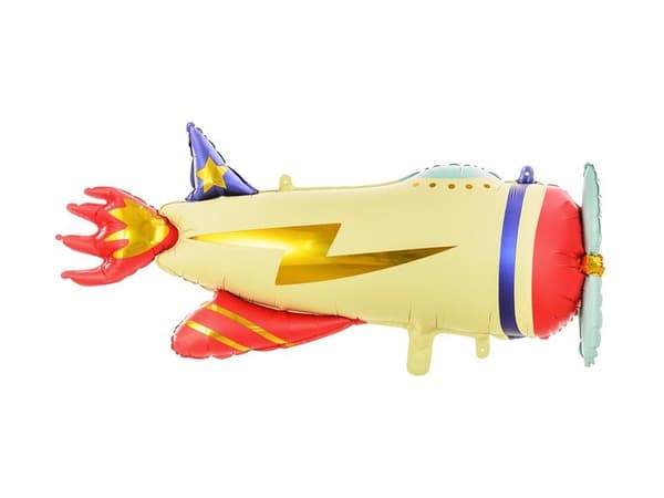 Flygplansfolieballong 91x39cm