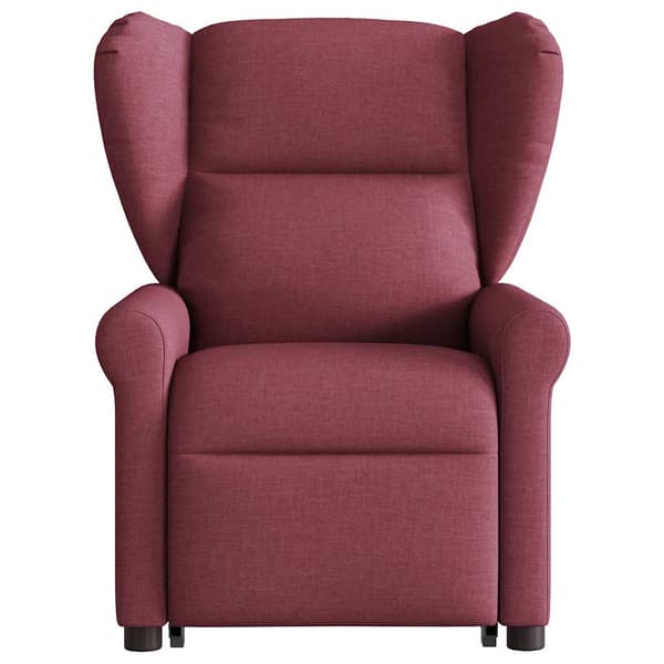 vidaXL Elektrisk lyftbar massagefåtölj röd