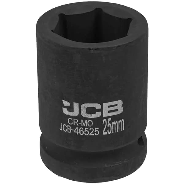 JCB Slagtopnøgle 3/4" 25 mm 6-punkts Cr-Mo topnøgle