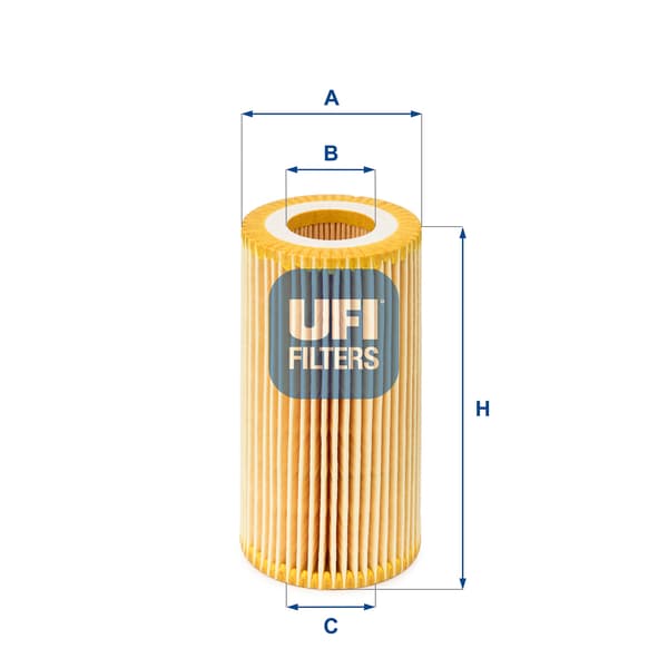 UFI 25.039.00 UFI OLIEFILTER
