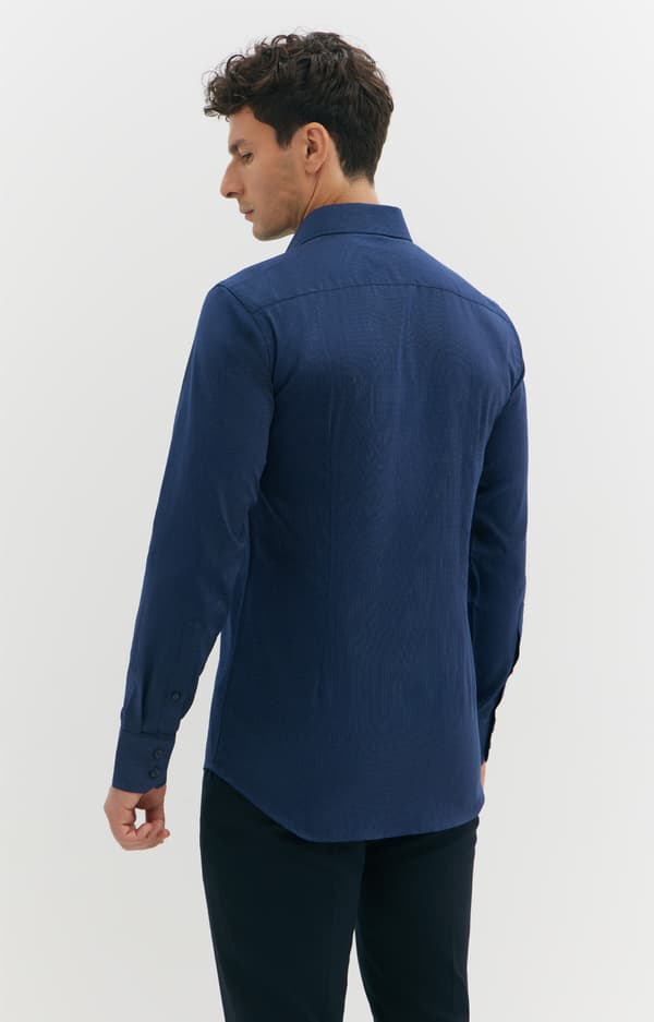 Skjorta med mikromönster 164-170/38