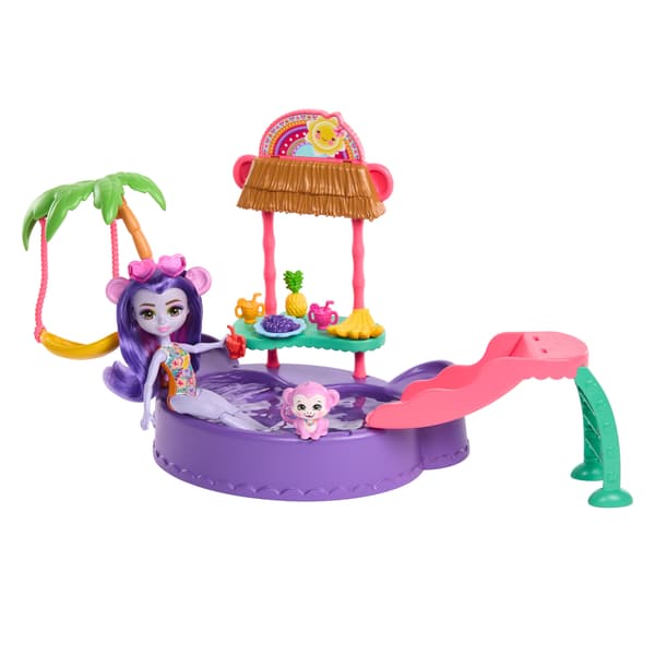 Enchantimals Tropisk Poolsæt + Abedukke