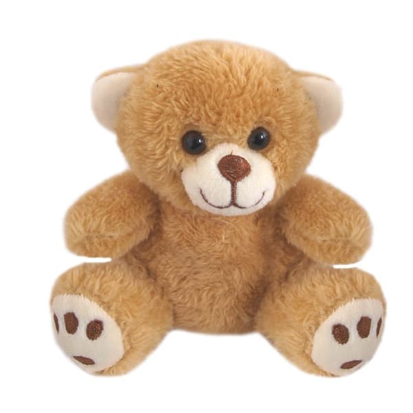 Broderet bamse 12 cm