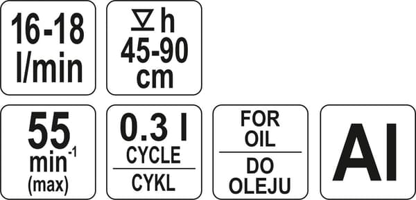 Yato kolvpump för olja YT-0712