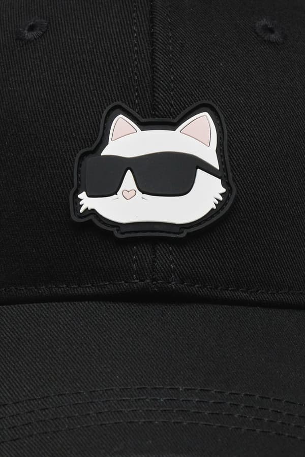 Karl Lagerfeldin musta baseball-lippis