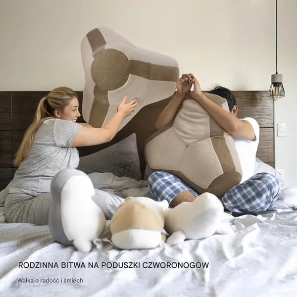 Ergonomisk rygpude med bølgeform
