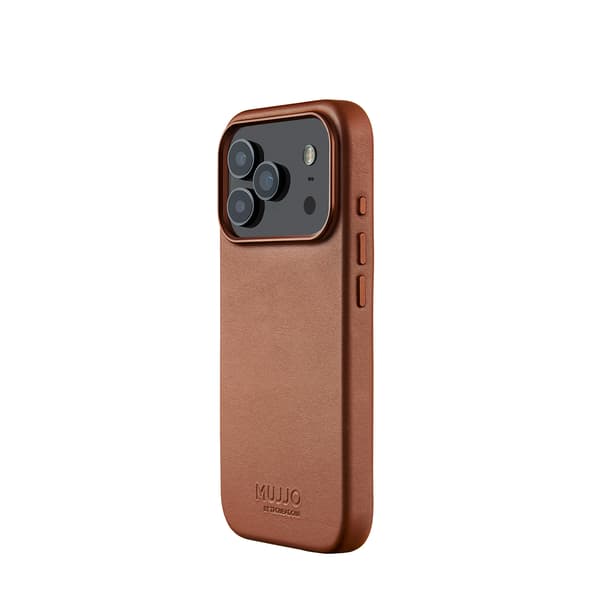 MUJJO iPhone 17 Pro Læderetui Brun