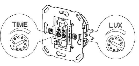 PIR-rörelsesensor, väggmonterad, 230V, 400W, 9m, svart, Ecolight