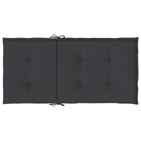 vidaXL havehynder, 2 stk., sorte, 100x50x3 cm