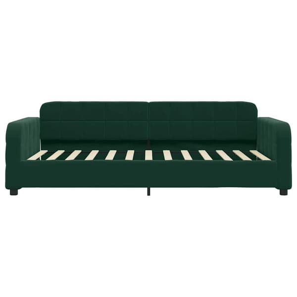vidaXL Bäddsoffa mörkgrön 80x200 cm sammet