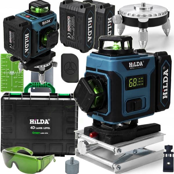 360° HILDA 4D PRO LASERNIVAT 16 LINJER KRYDSLASER