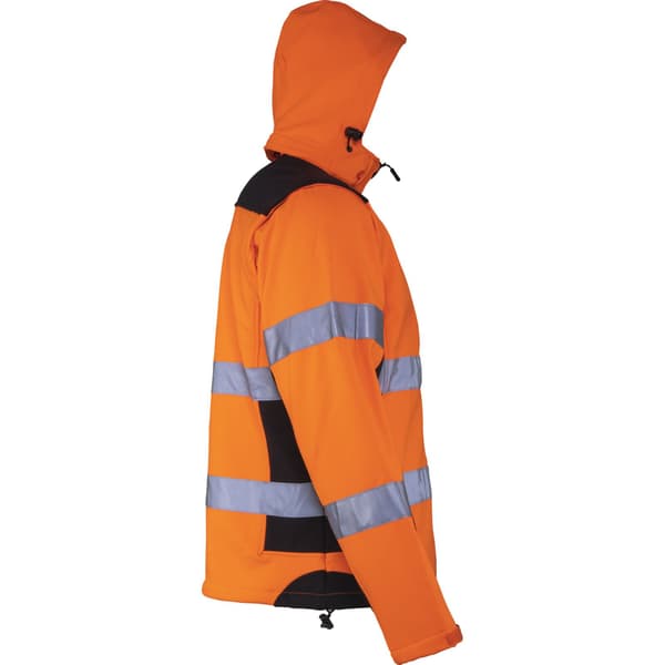 SOFTSHELL-VARNING MED AVTAGBARA HÄNDER, POM, "S", CE, LAHTI