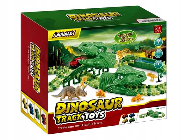 Stor flexibel dinosauriebilbana 120 bitar