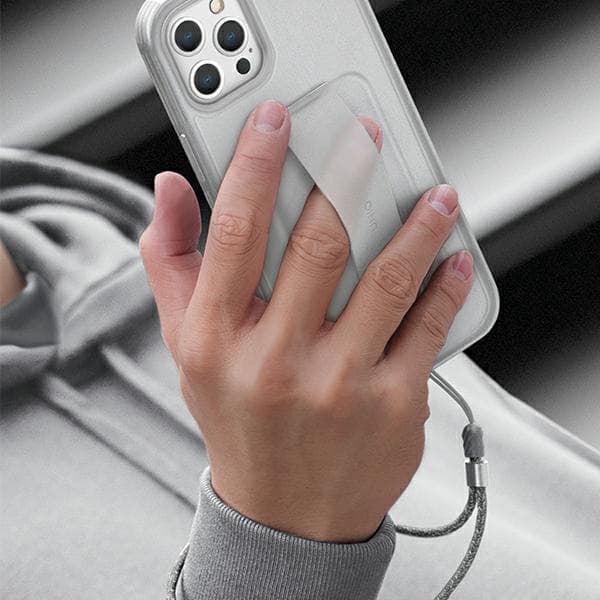 UNIQ Heldro Etui med Rem til iPhone 12 Pro Max, Hvid