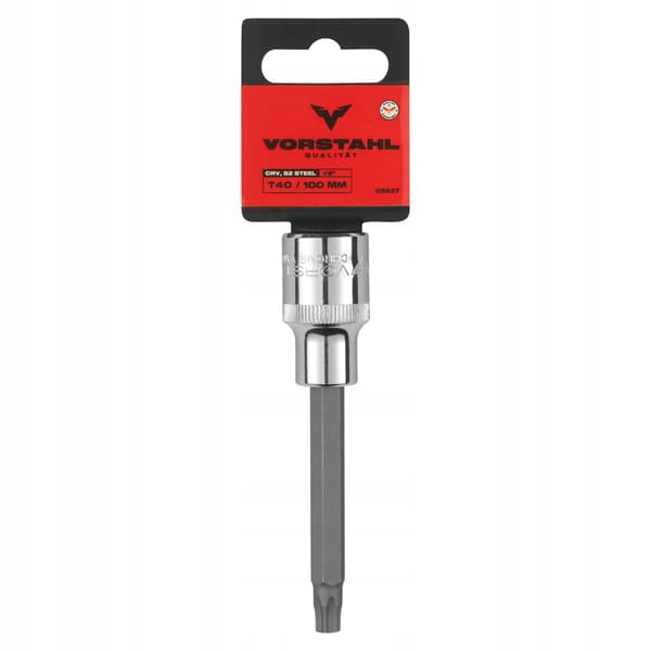 Topnøgle 1/2” med Torx CrV-bit > T25 x 100mm < Vorstahl