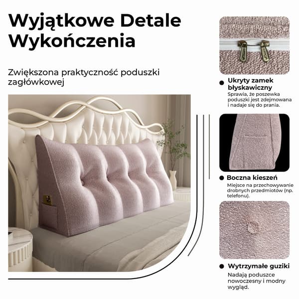 Triangulär plyschkudde rosa Triangulär plyschkudde rosa 200 cm