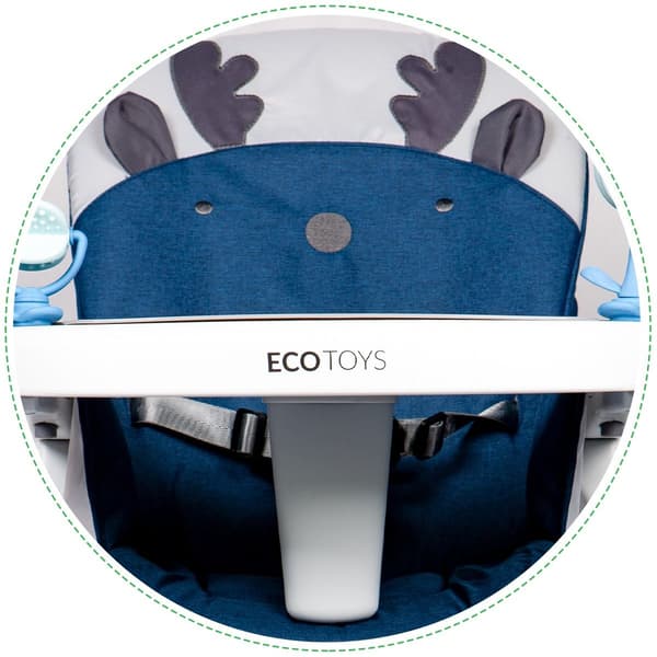 EcoToys Hopfällbar Barnstol Blå