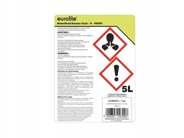 Eurolite Smoke Fluid P - røgvæske (5l)