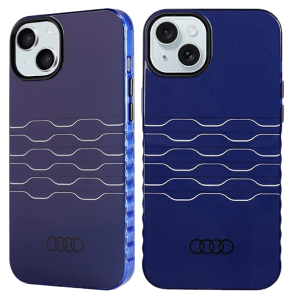 Audi IML MagSafe-etui til iPhone 15, marineblå