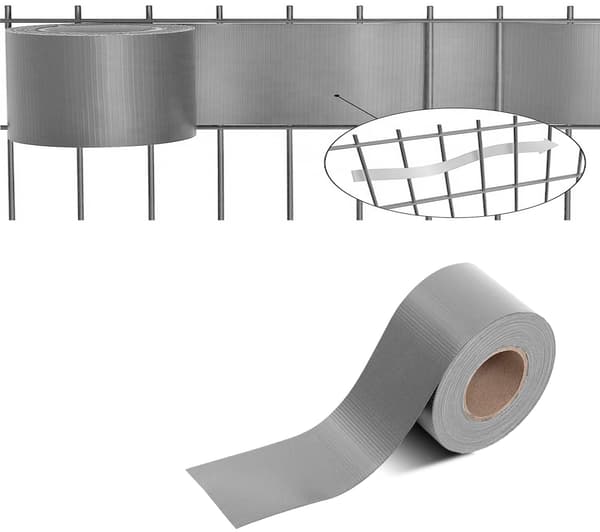 Heckermann Hegnstape 4,75 cm x 35 m - Lysegrå