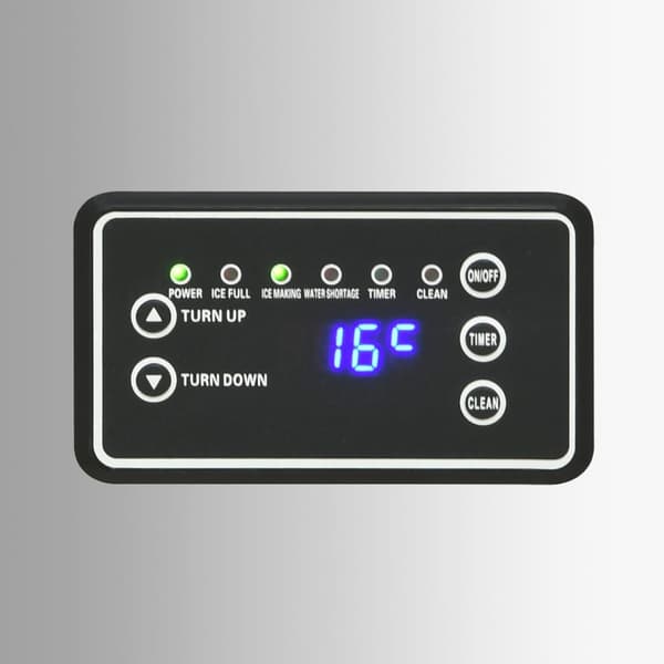 vidaXL ismaskine sølv 45 kg/24 timer