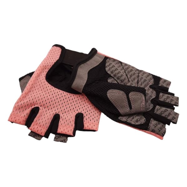 Vadderade träningshandskar gym XL rosa