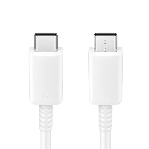 Samsung EP-DN975BW USB-C til USB-C hurtigopladerkabel, hvid