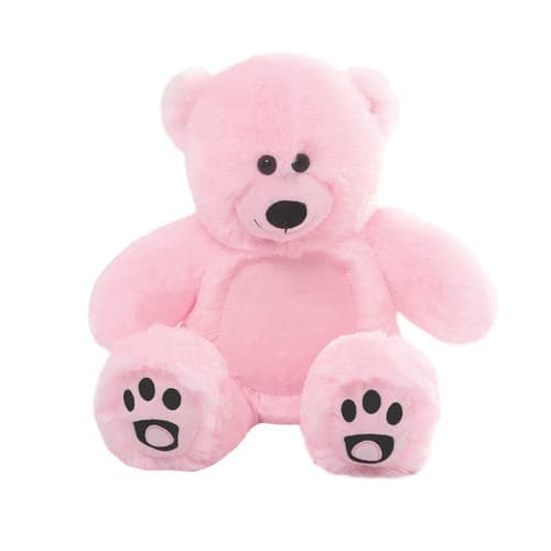 Klassisk bamse - lyserød 25 cm