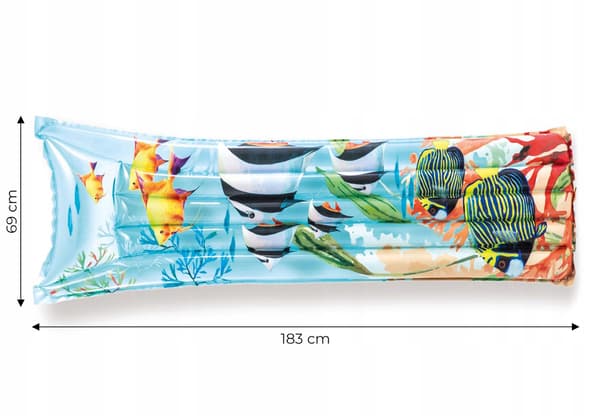 Intex 59720 rantapatja 183 x 69 cm sininen