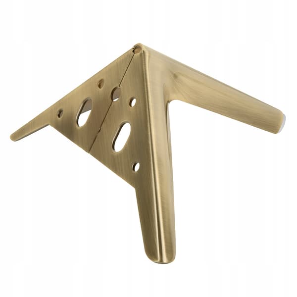 Møbelben, fod til seng, sofa, messing, loft, H120, slidstærk, SL013