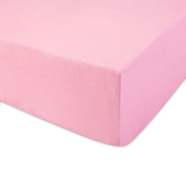 Stræklagen 120x200 elastisk JERSEY 100% BOMULD lyserosa