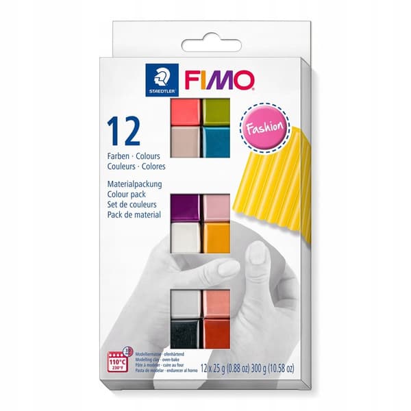 FIMO SOFT polymerlera set 12 x 25g Modemassa