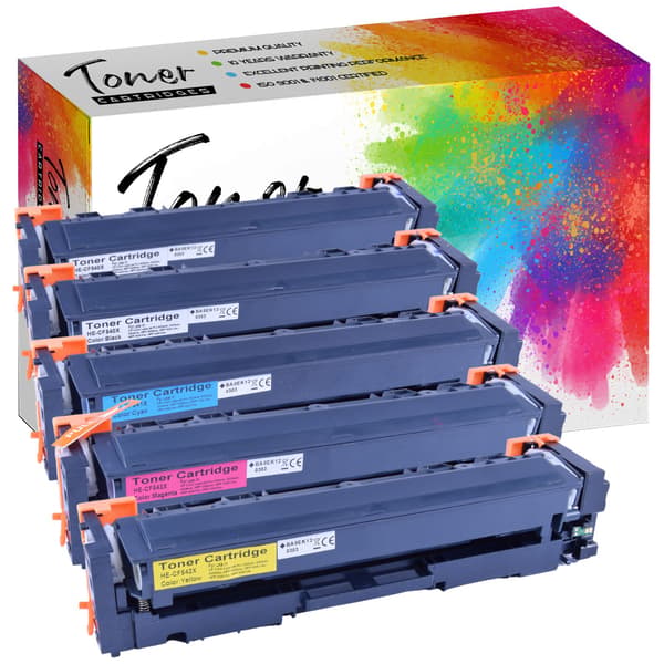 5x toner til HP GP-H404X/CF544X CMYKK-printer