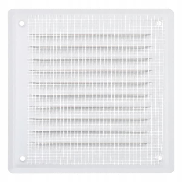 Malet metalgitter 14x14 skruet SORT