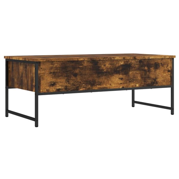 vidaXL sofabord røget eg 101x49x39,5 cm