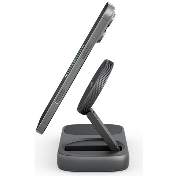 Energea WiDock Plus 7-i-1 USB-C 3.1 Dockingstation med Qi2 Grafit