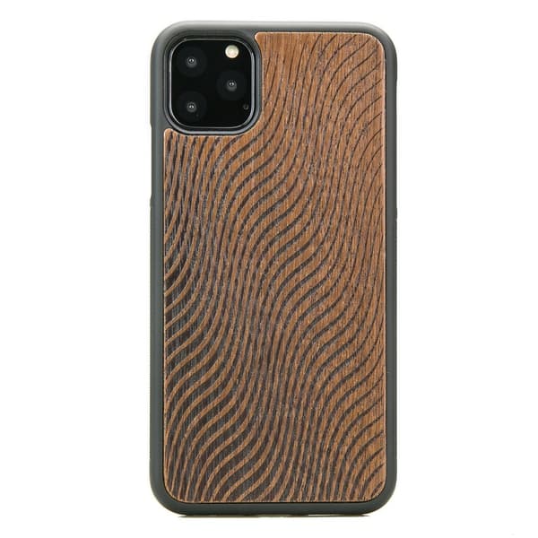 Træcover til iPhone 11 PRO MAX WAVES MERBAU