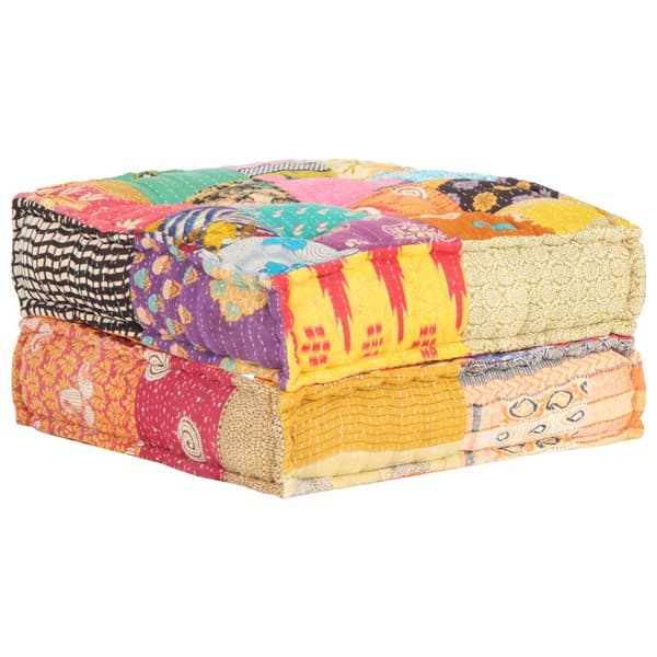 vidaXL puf, 60x70x36 cm, patchwork, stof