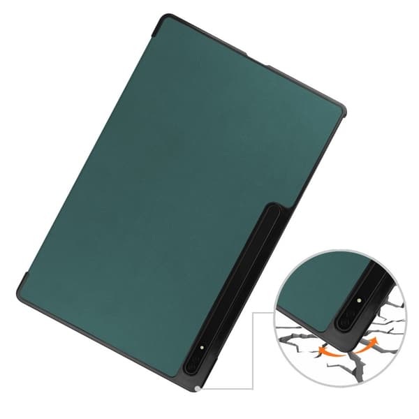Etui til Samsung Galaxy Tab S9 Ultra, Smartcase, grøn