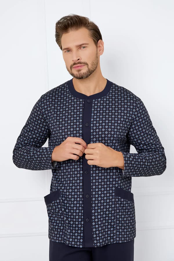 Herr långärmade pyjamasar, långbyxor Rajmund M