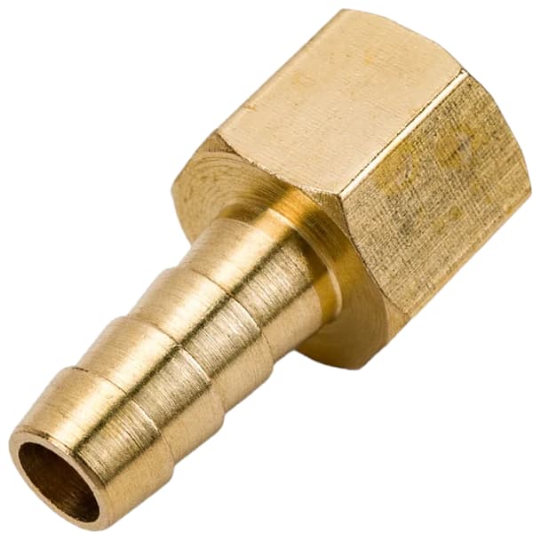 ROCKFORCE PNEUMATIC forbindelse, indvendig gevind 1/4" HERRINGBONE 8mm 2 stk + klemmer