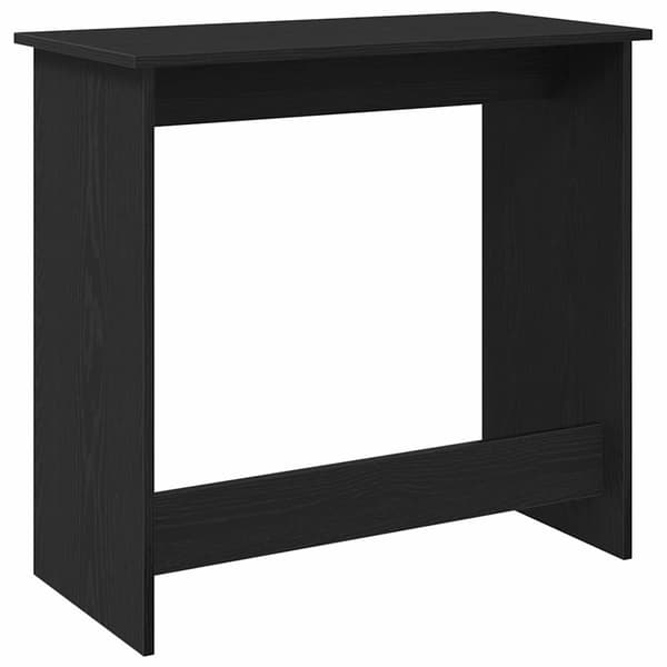 vidaXL skrivebord, sort, 80x40x75 cm, træbaseret materiale