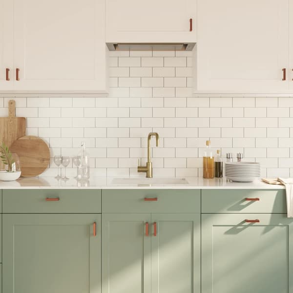 vidaXL skabsgreb 10 stk. bronze 64 mm rustfrit stål