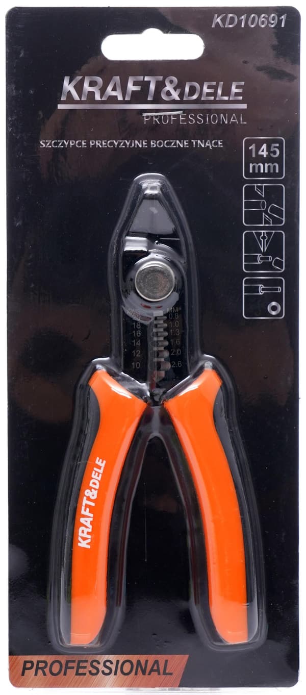 Præcisionsafbittang, afisoleringstang 0,8-2,6 mm KD10691