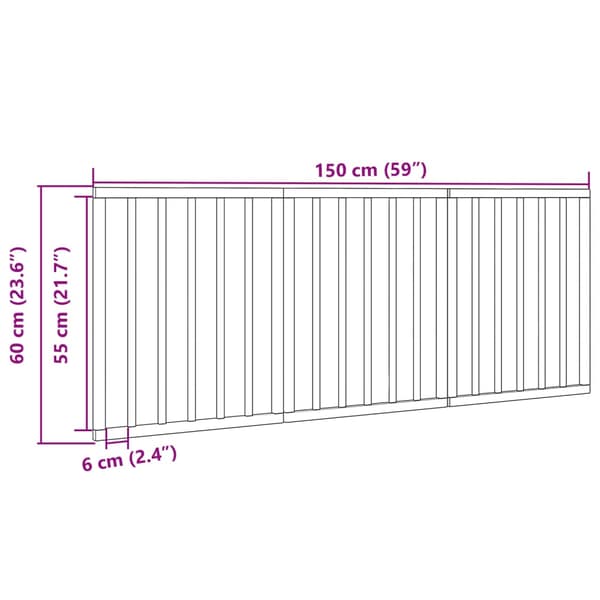 vidaXL foldbart sikkerhedsgitter til hunde, 3 paneler, 150 cm