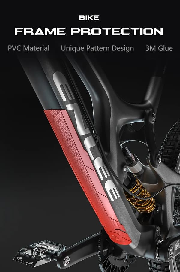 ENLEE Cykelramskydd Flexibelt skydd för cykelramen
