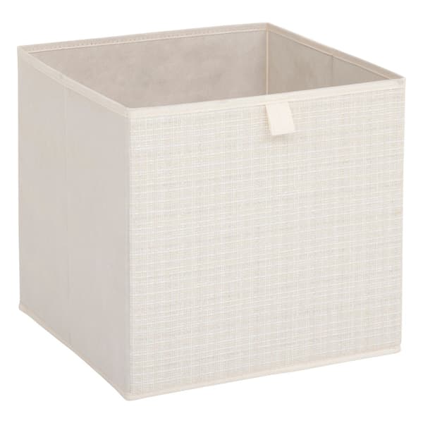 Tweed-beige säilytyslaatikko